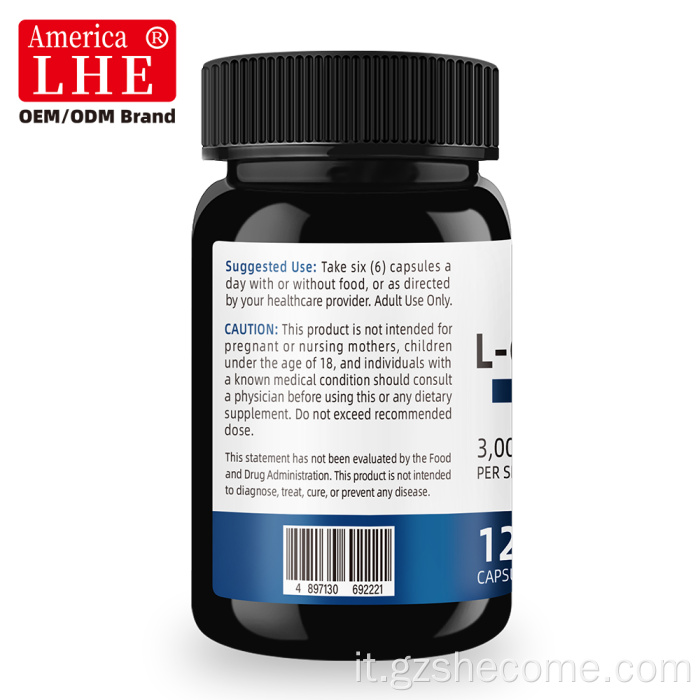 Shecome L-Citrullina Capsule Supporto per il recupero muscolare